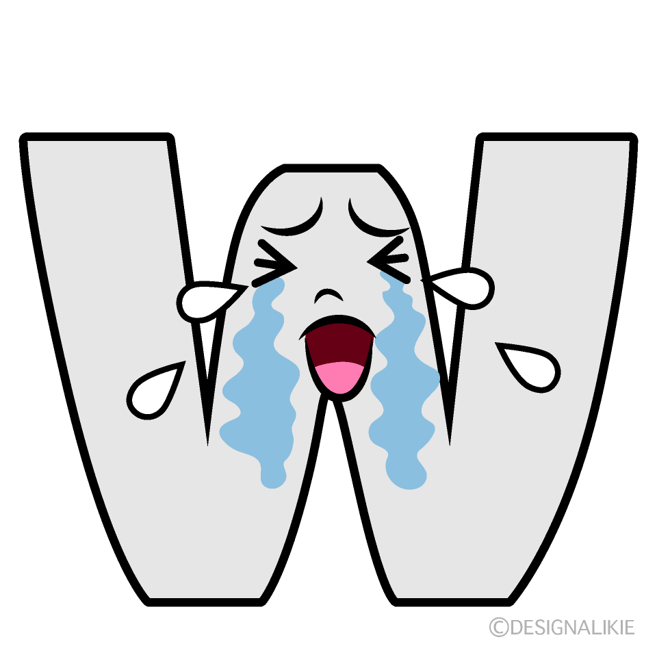 Cute Crying W Clipart