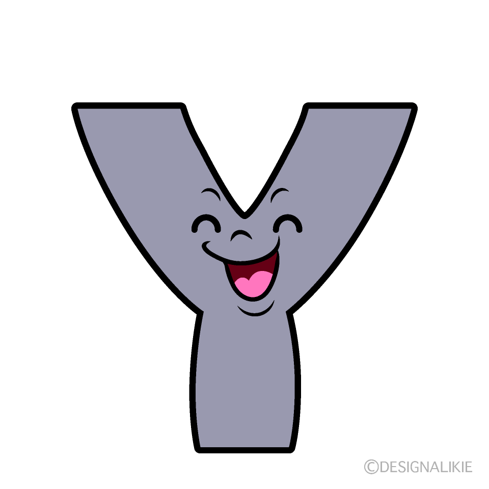 Cute Smiling Y Clipart