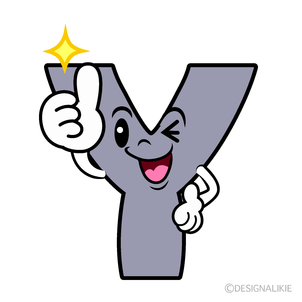 Cute Thumbs-up Y Clipart