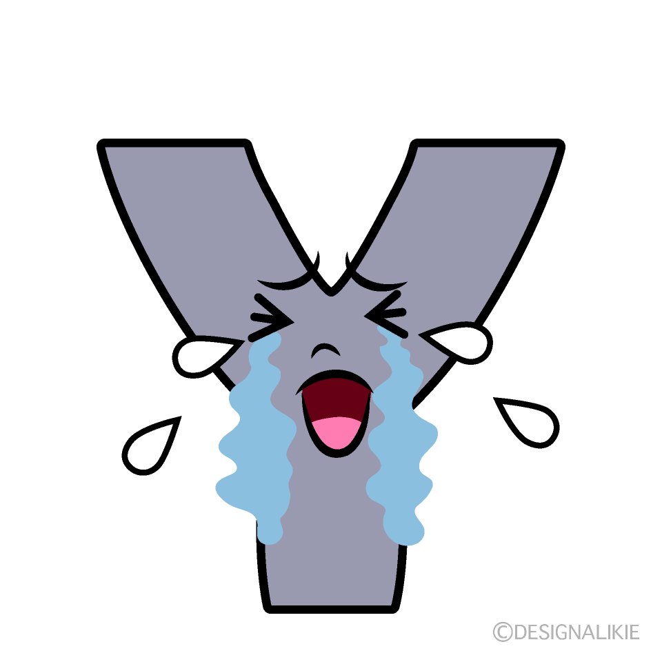 Cute Crying Y Clipart