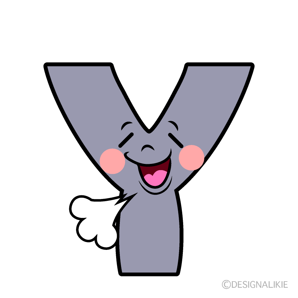 Cute Relaxed Y Clipart