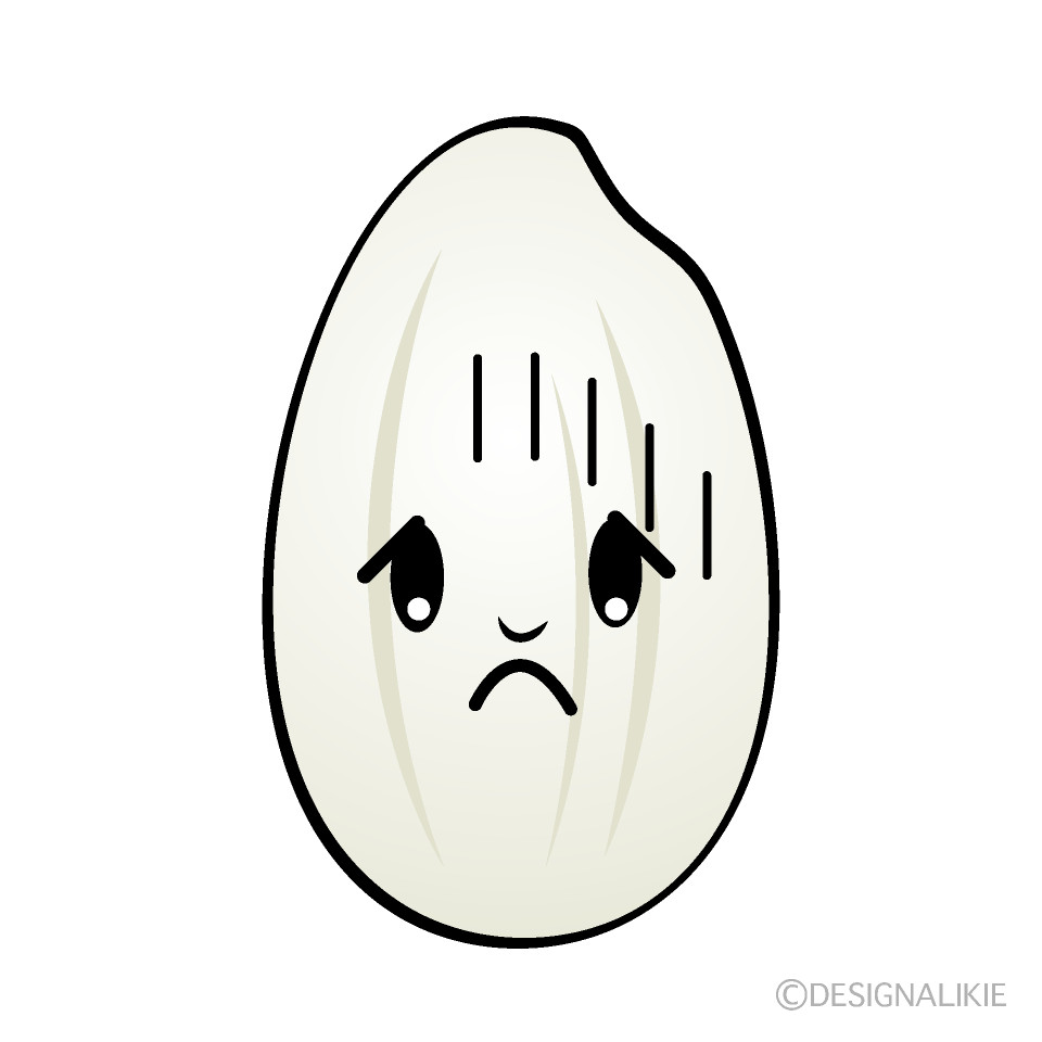 かわいいお辞儀するお米イラスト