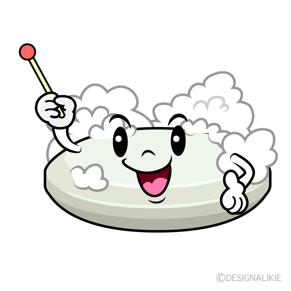 かわいい説明する石鹸イラスト