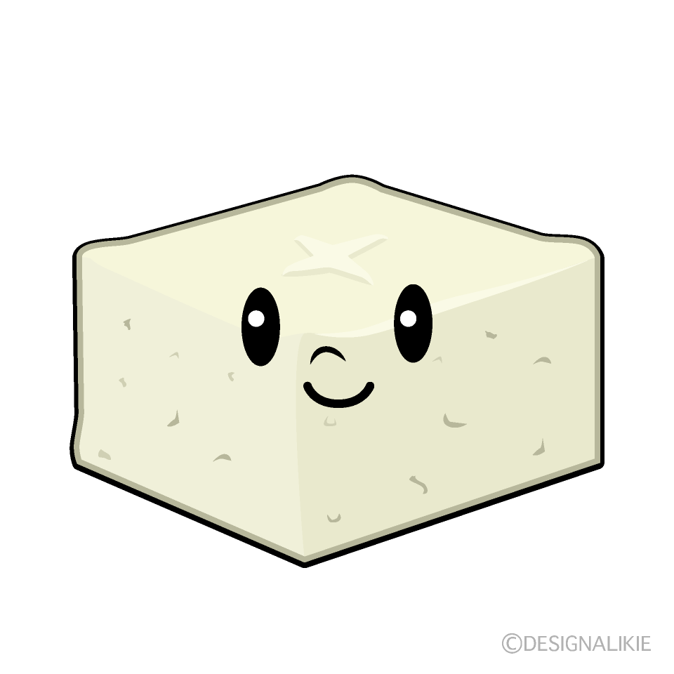 かわいい豆腐イラスト