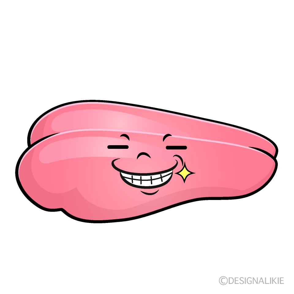 かわいいニヤリとするたらこイラスト