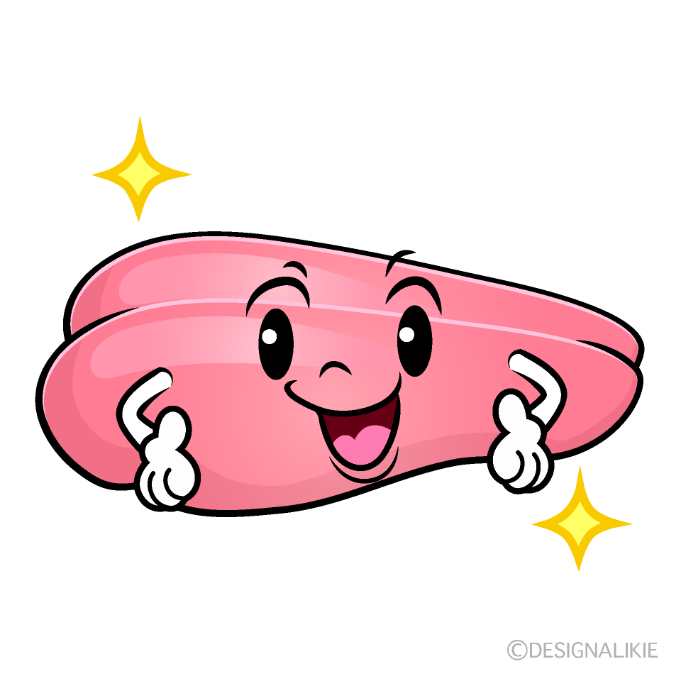 かわいいポーズするたらこイラスト