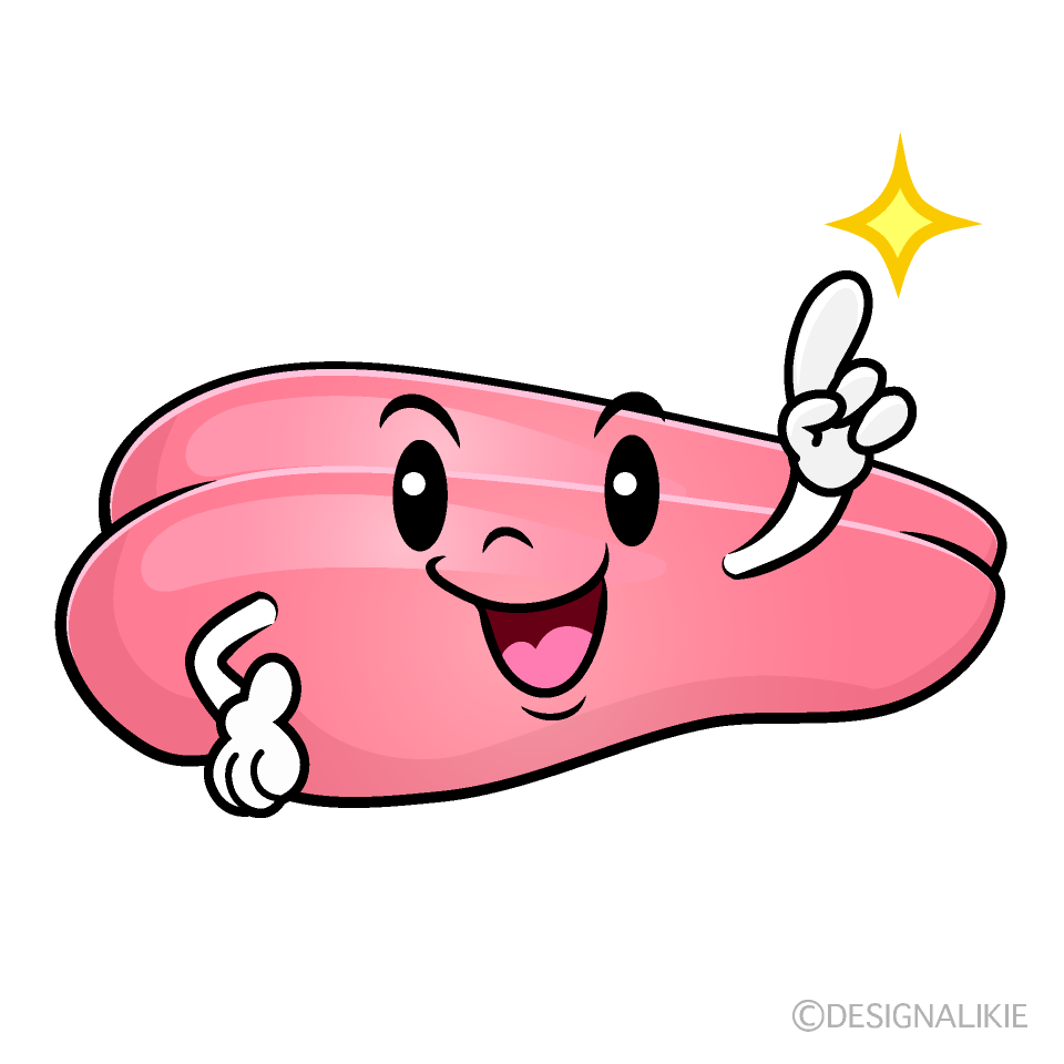 かわいい指差しするたらこイラスト