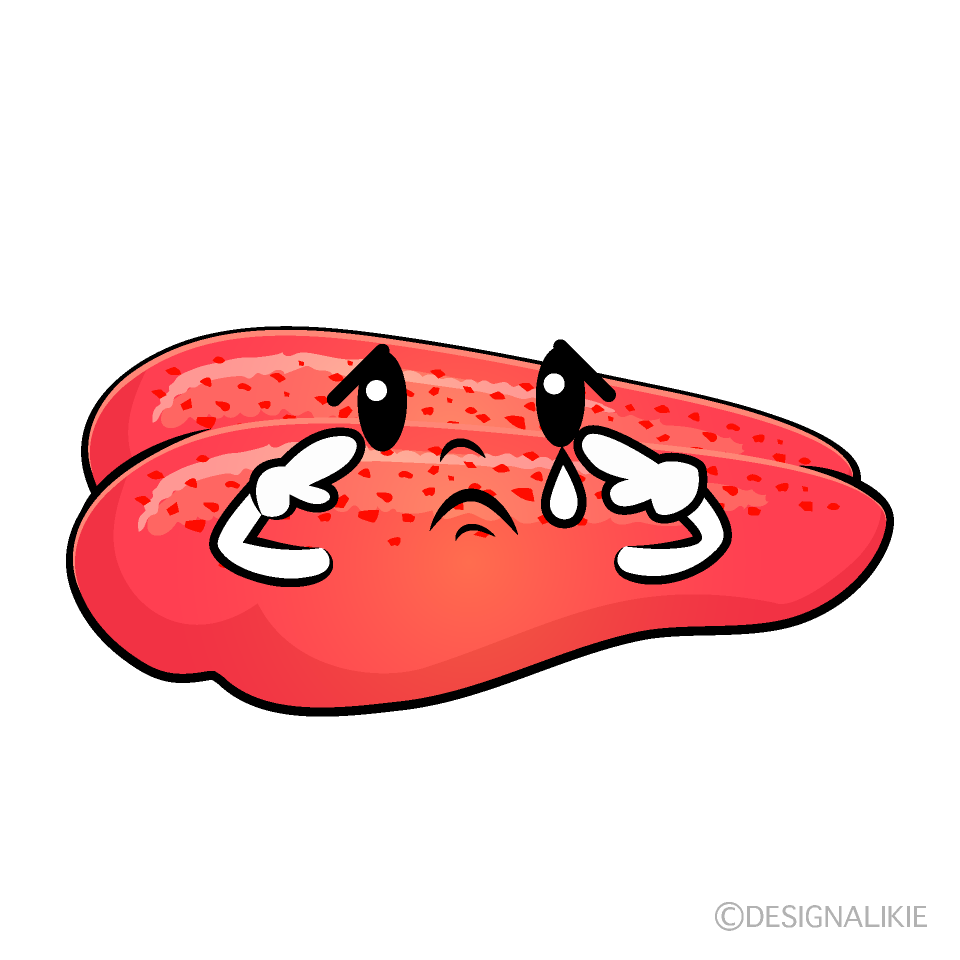 かわいい悲しい明太子イラスト