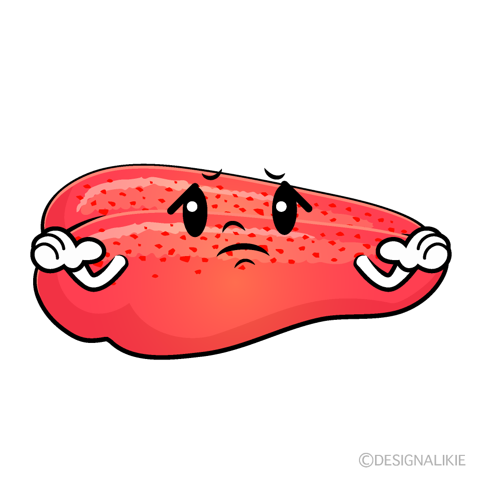 かわいい困る明太子イラスト