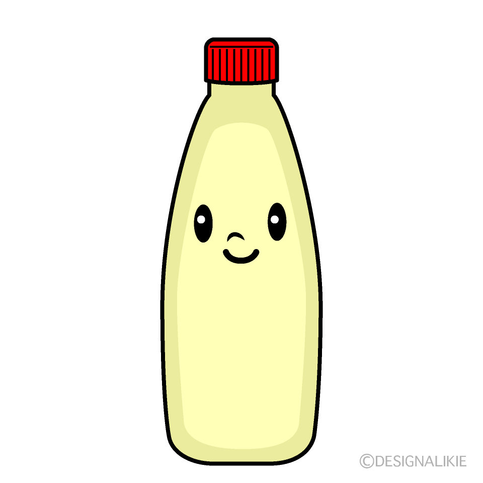 かわいいマヨネーズイラスト