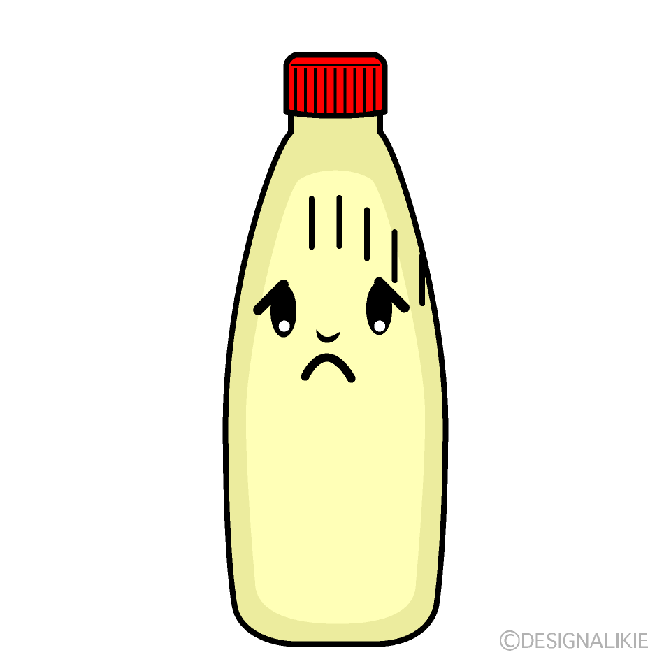 Cute Bowing Mayonnaise Clipart