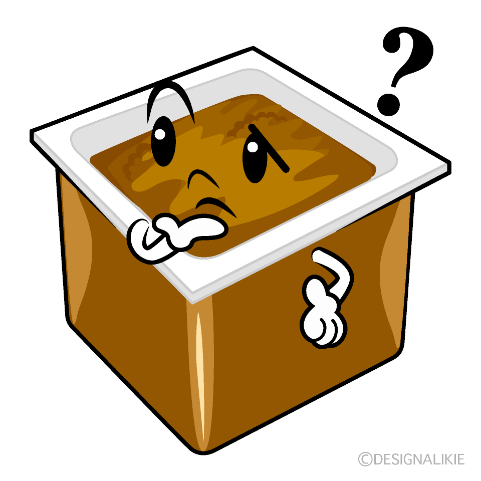 Cute Thinking Miso Clipart