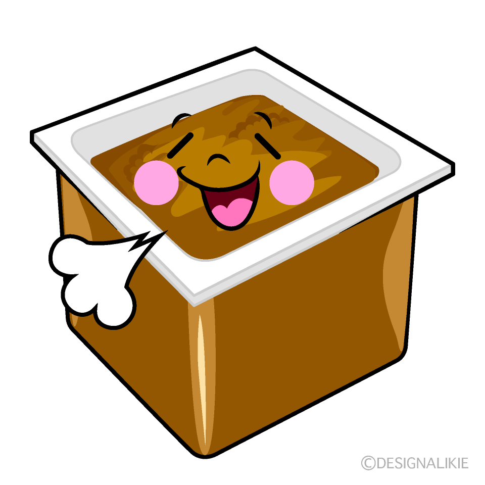 かわいいほっとする味噌イラスト