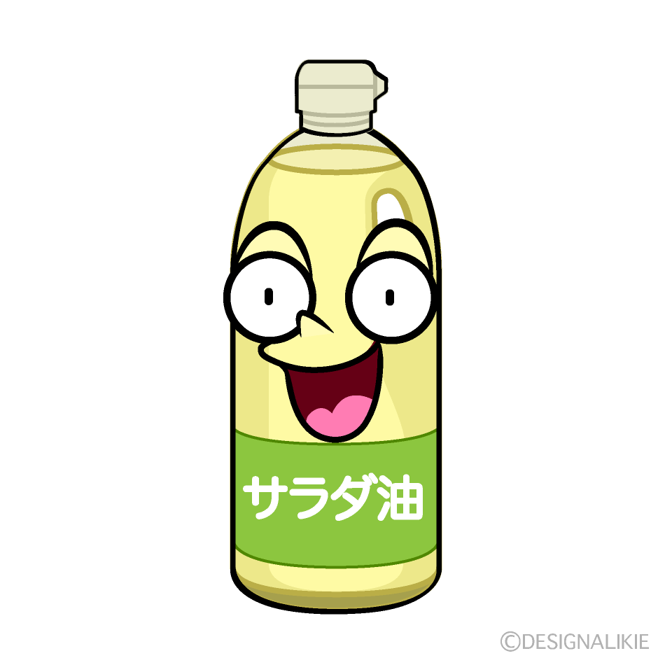 かわいい驚く油イラスト