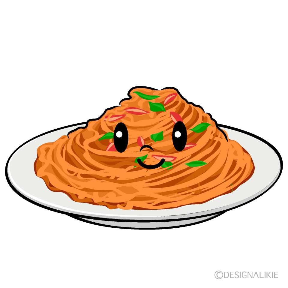 かわいいナポリタンイラスト