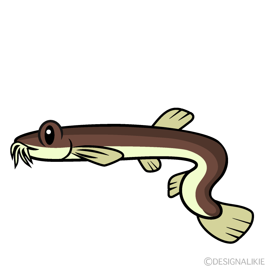 Cute Loach Clipart