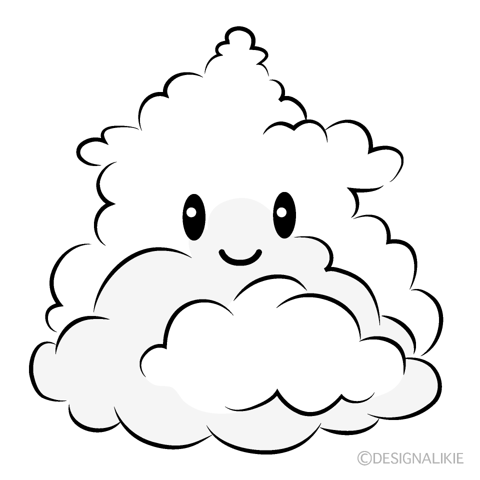Cute Cumulus Cloud Clipart