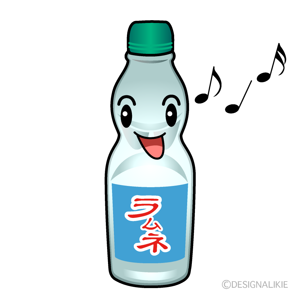 Cute Singing Ramune Clipart