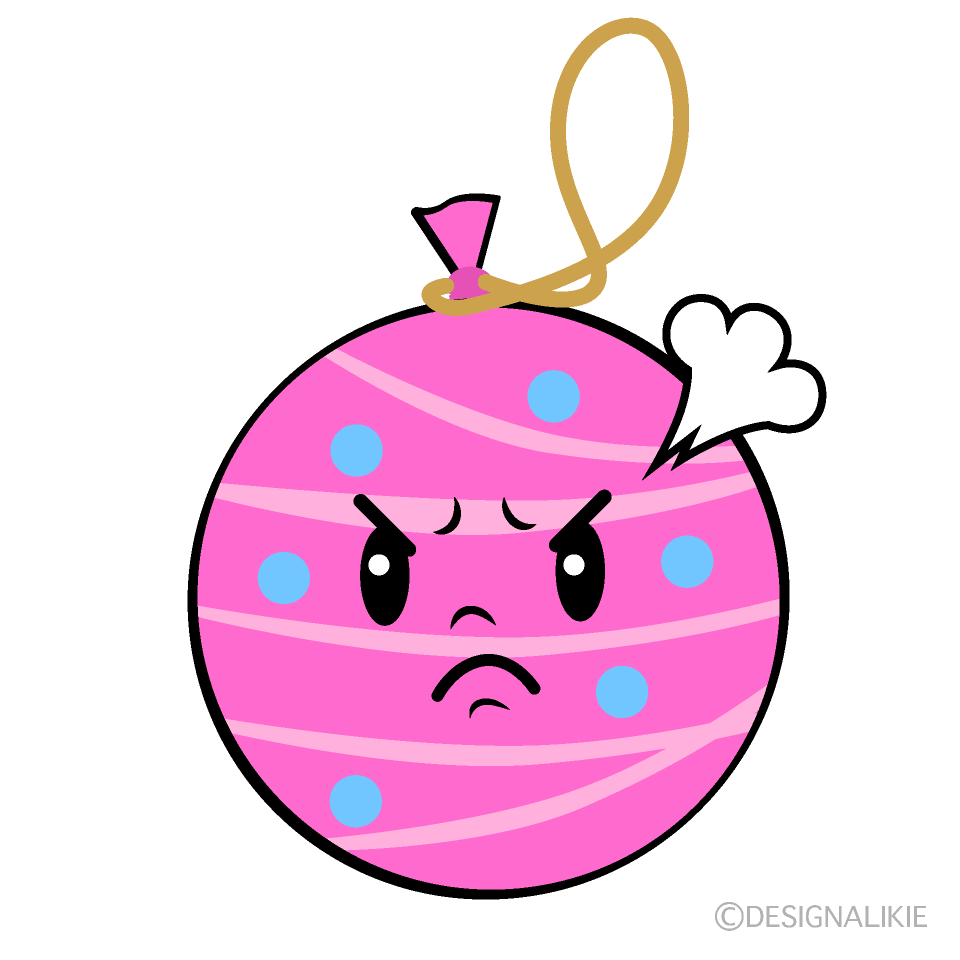 Cute Angry Water Balloon Clipart