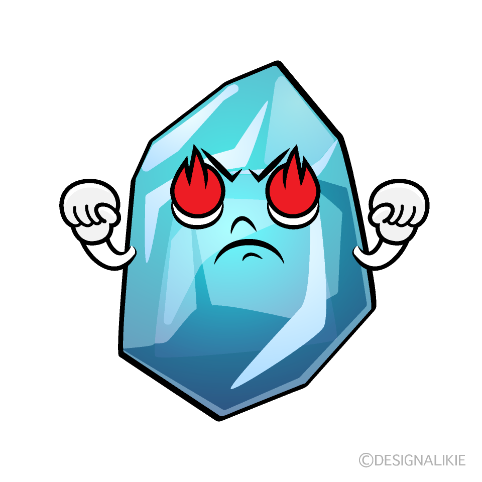 かわいい熱意の氷イラスト