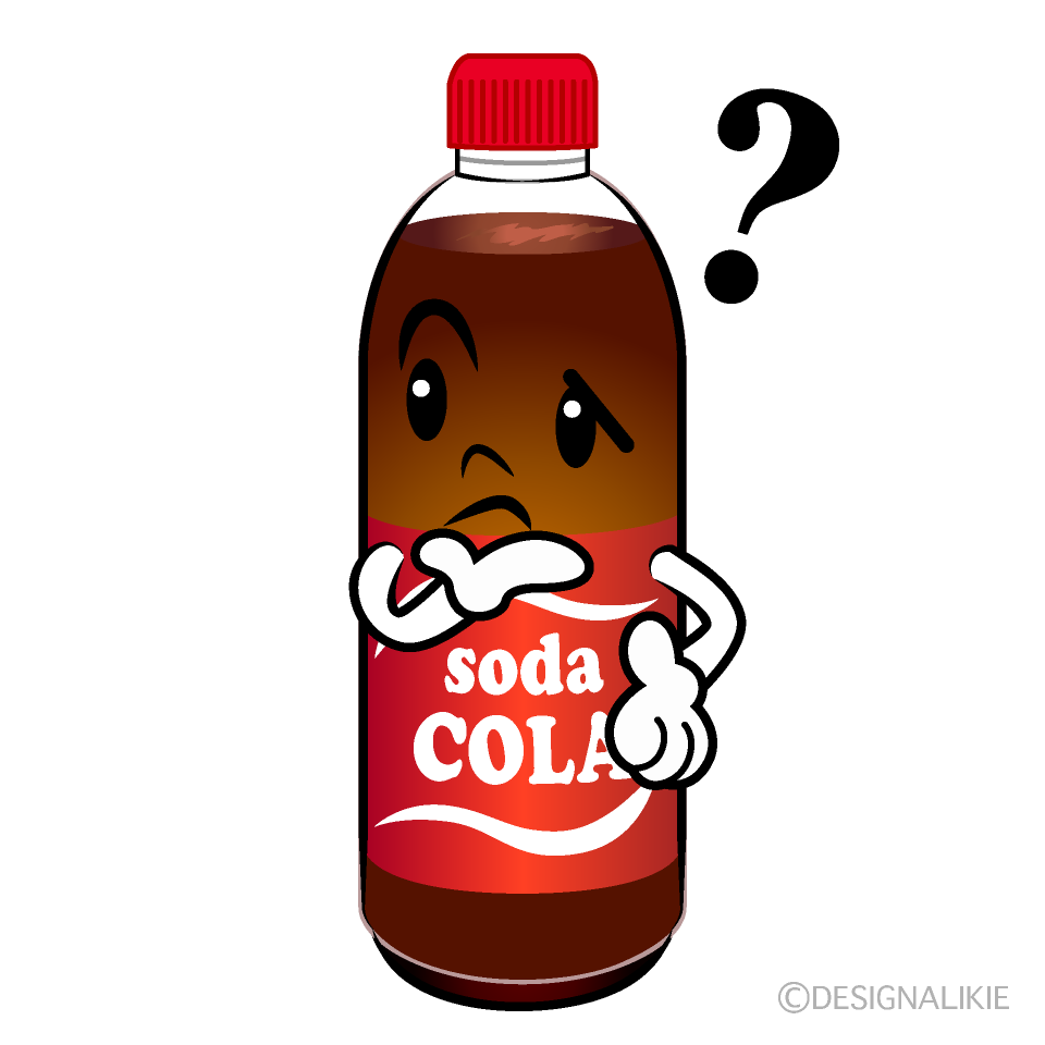 Cute Thinking Cola Clipart