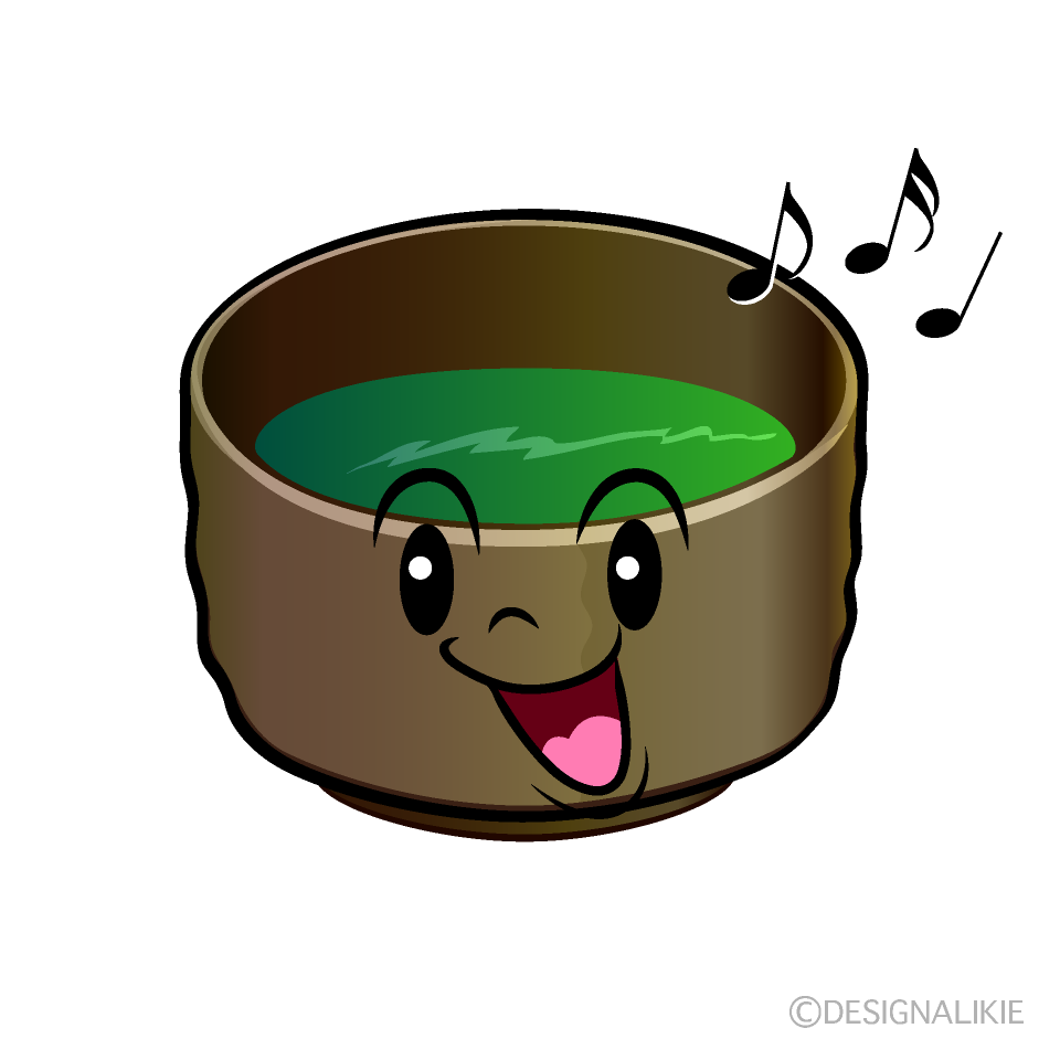 Cute Singing Matcha Clipart
