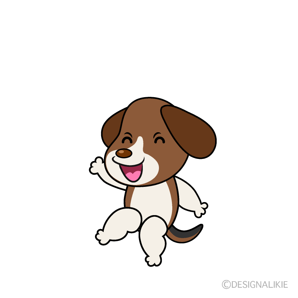Cute Smiling Beagle Clipart