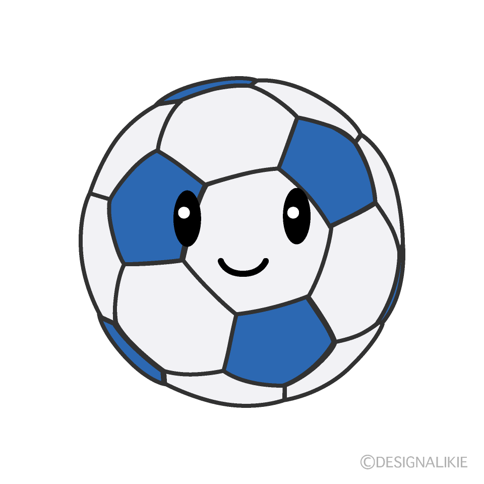 かわいいサッカーボールイラスト