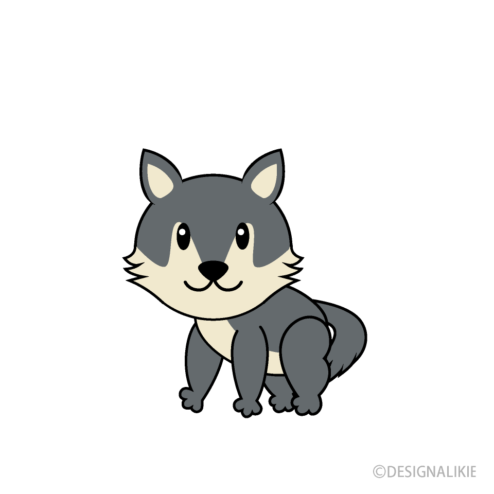 Cute Wolf Clipart