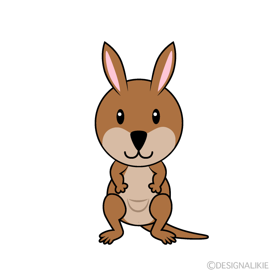 Cute Kangaroo Clipart