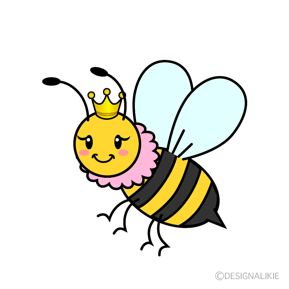 かわいいメス蜂イラスト