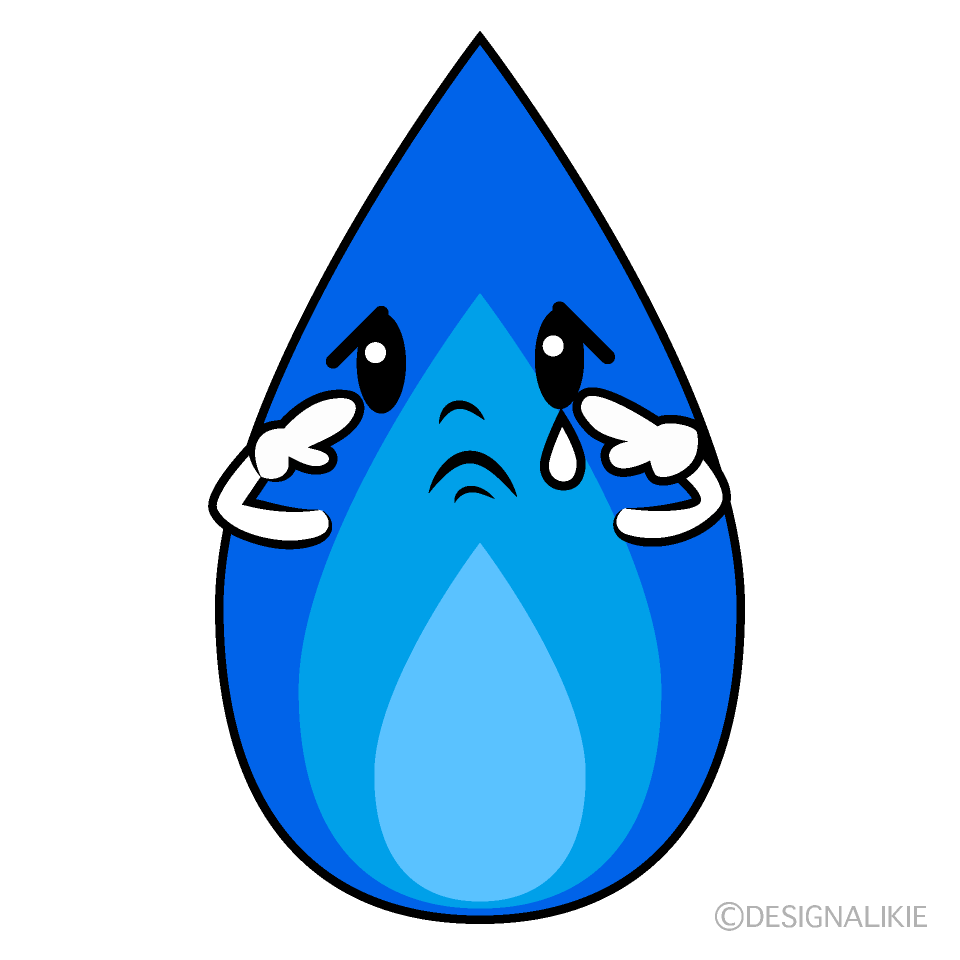 かわいい悲しいガス火イラスト