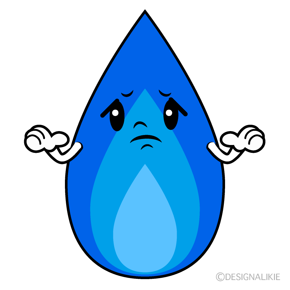 かわいい困るガス火イラスト