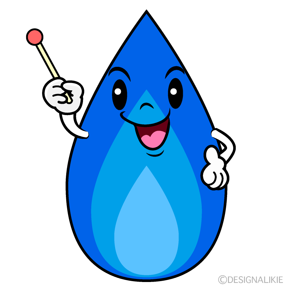 かわいい説明するガス火イラスト