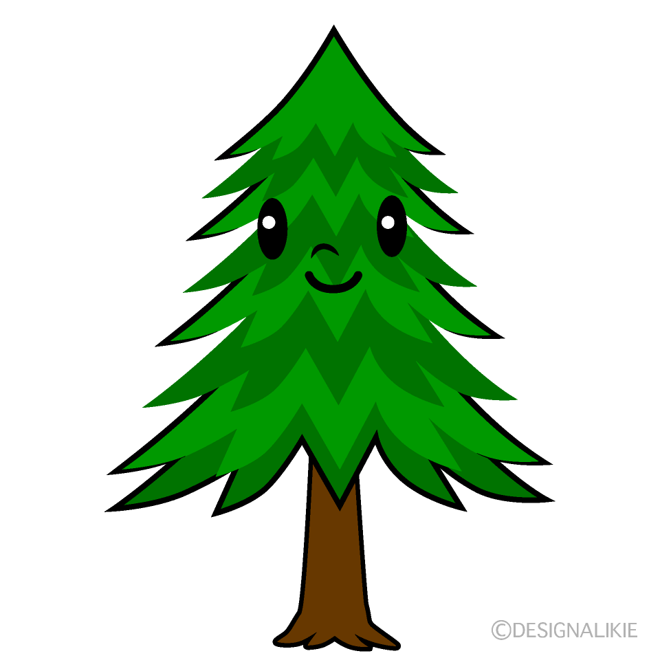 かわいい針葉樹イラスト