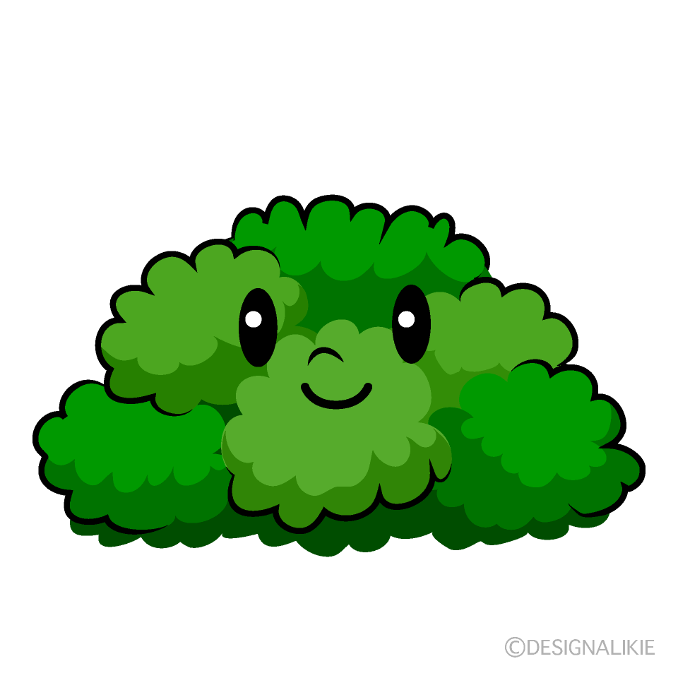 かわいい低木イラスト