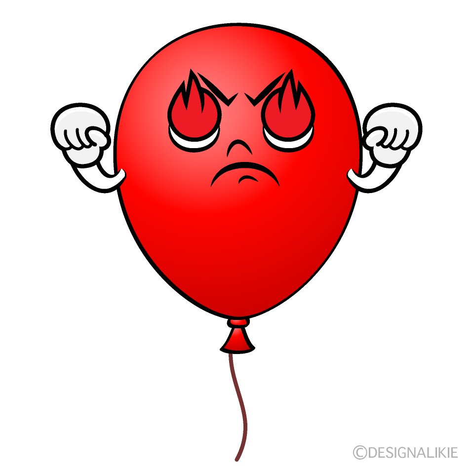 Cute Passionate Balloon Clipart