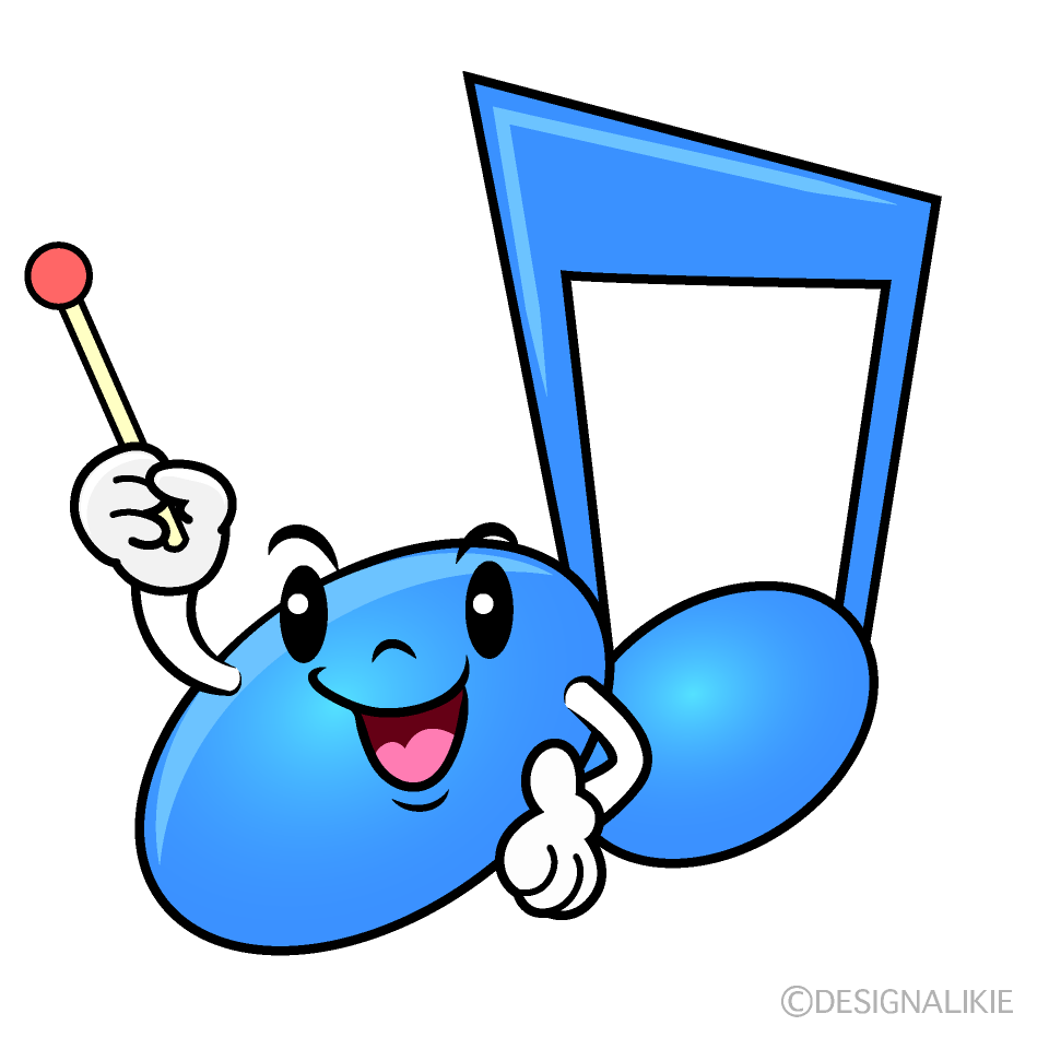 かわいい説明する連符イラスト