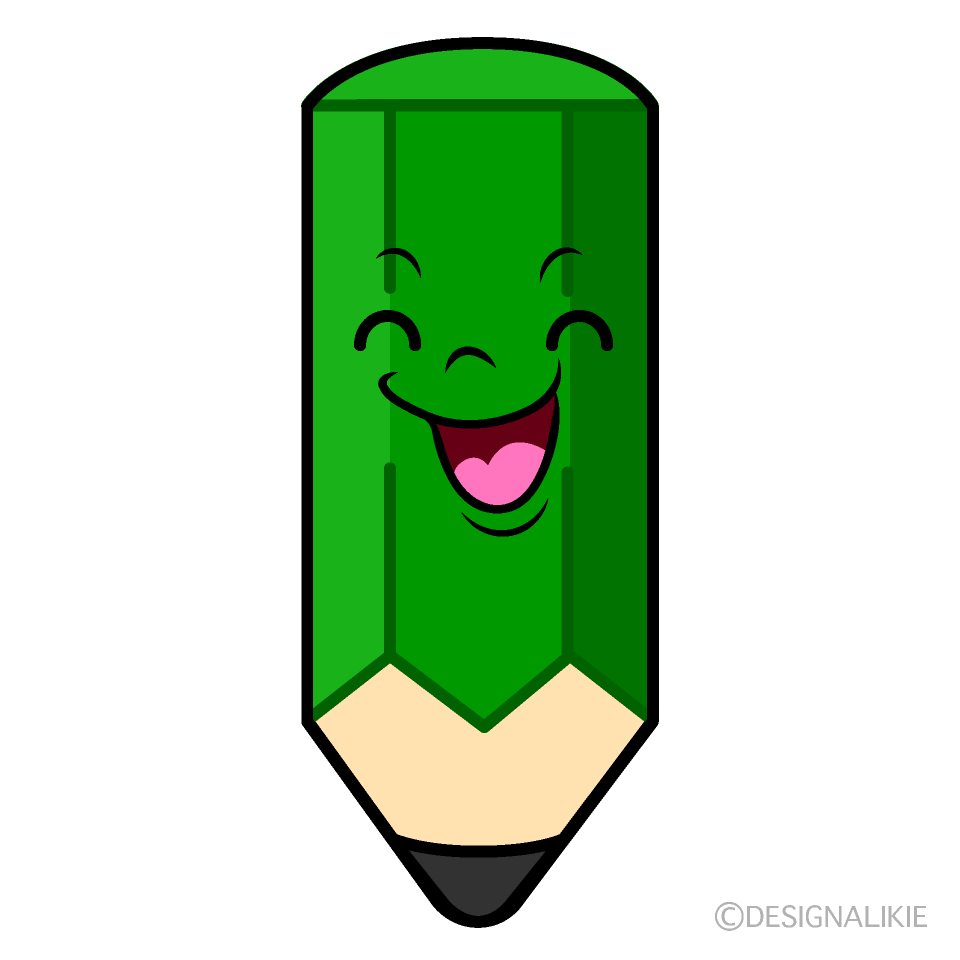 Cute Smiling Pencil Clipart
