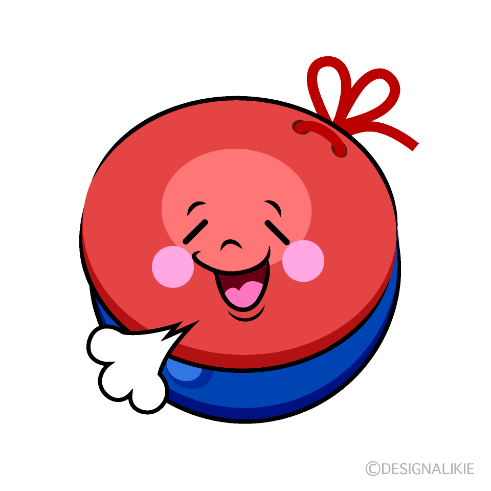Cute Relieved Castanets Clipart