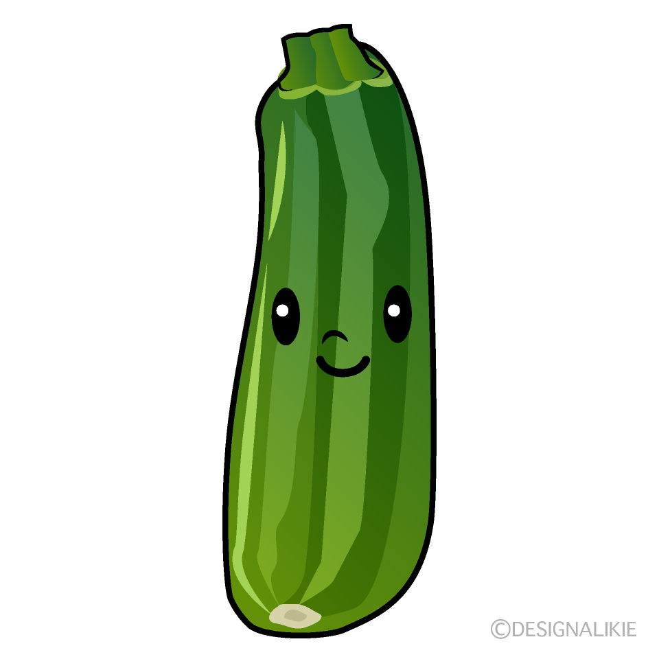 Cute Zucchini Clipart