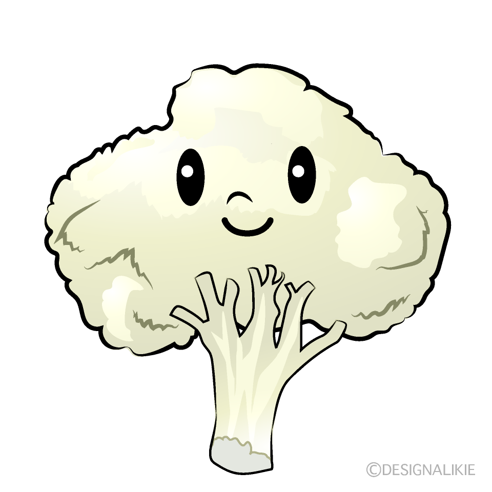 Cute Cauliflower Clipart