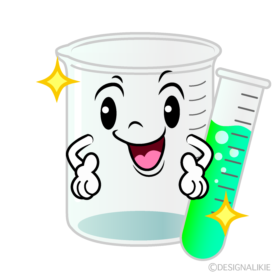 Cute Posing Chemistry Clipart