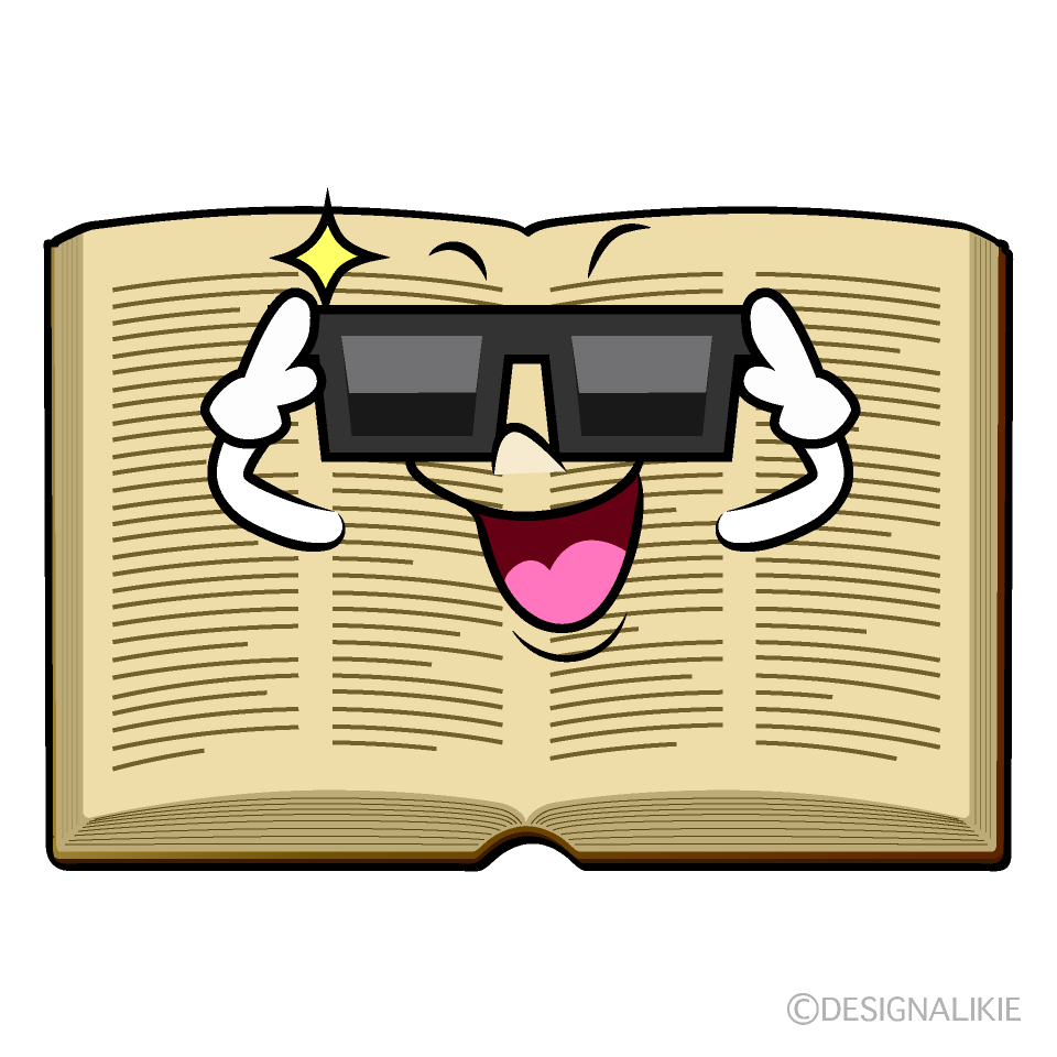 Cute Sunglasses Dictionary Clipart