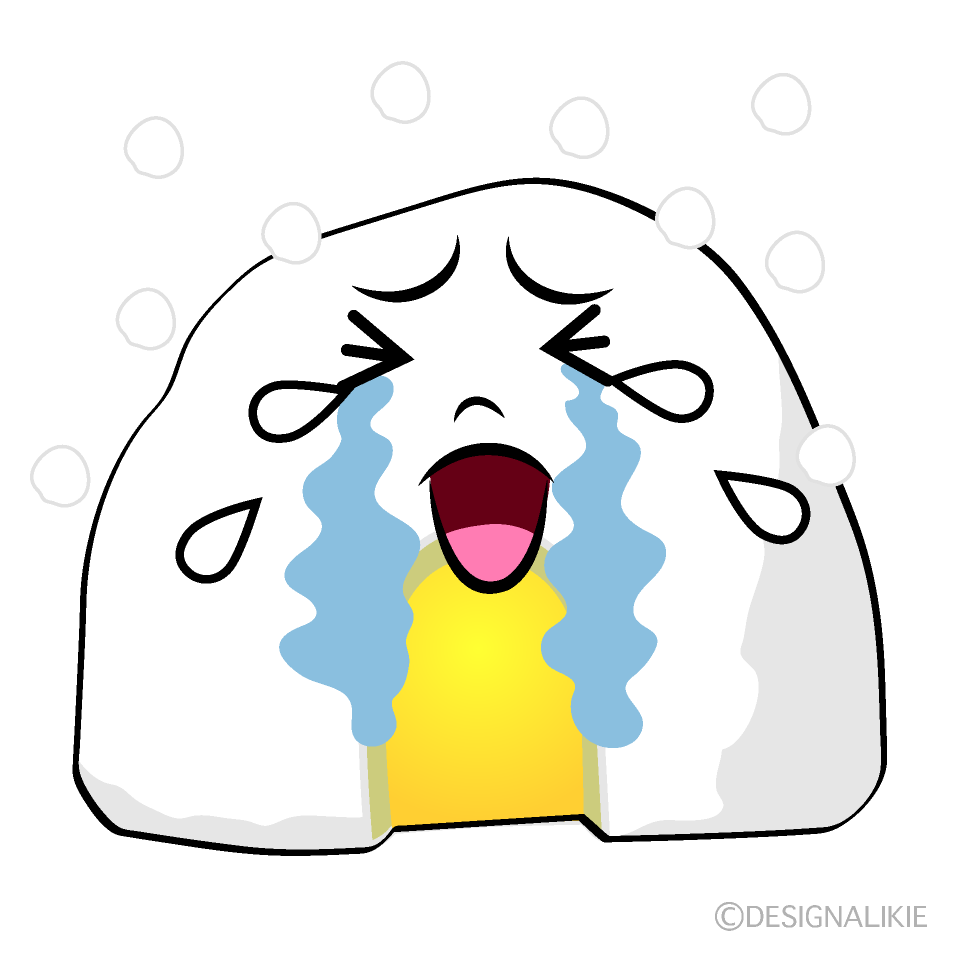 Cute Crying Kamakura Clipart