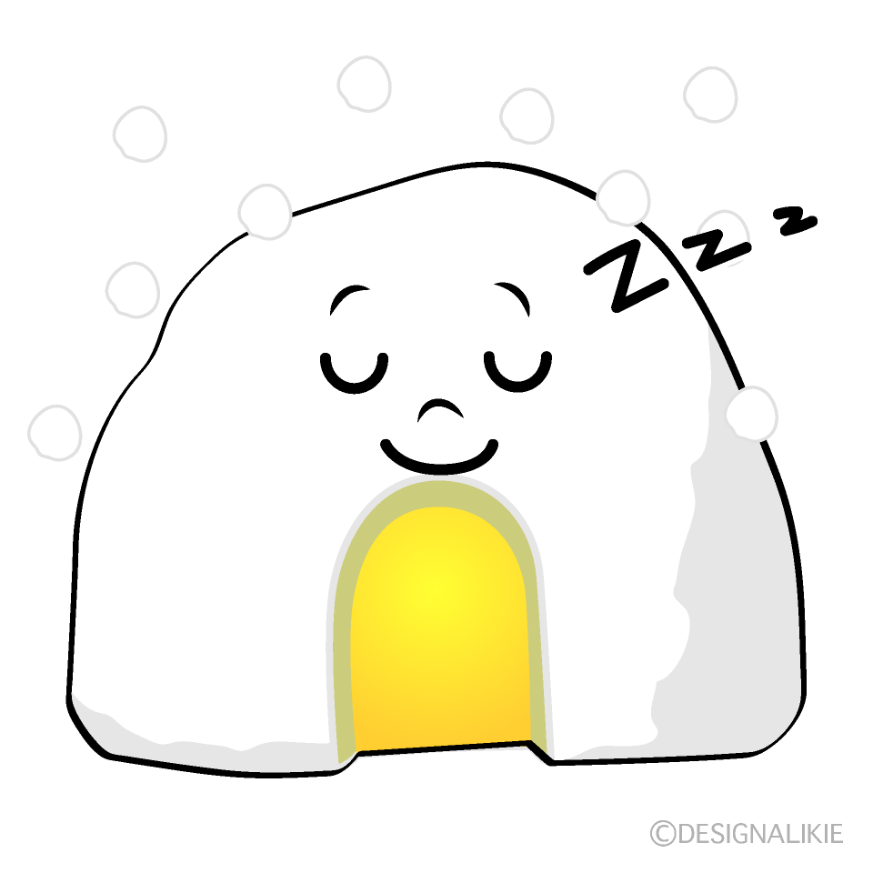 Cute Sleeping Kamakura Clipart