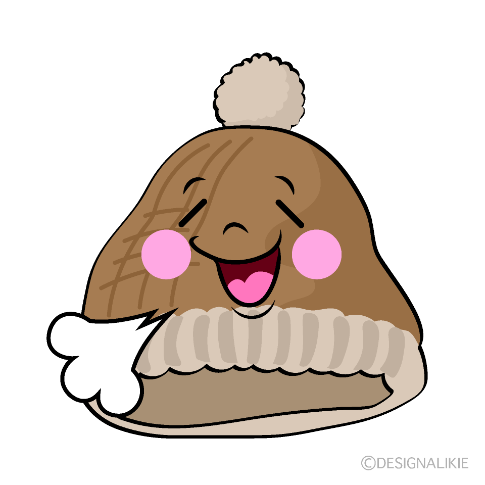 Cute Relieved Knit Hat Clipart