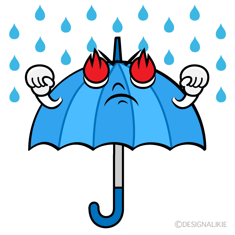 Cute Passionate Umbrella Clipart