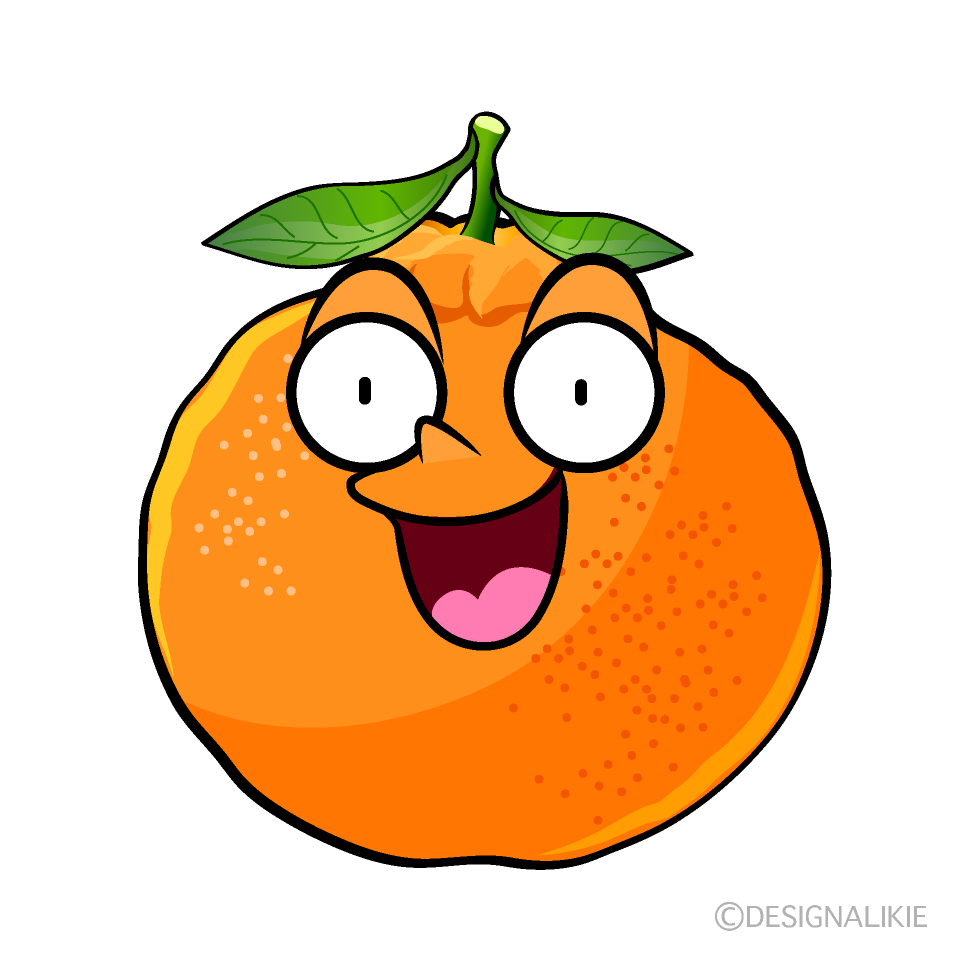 Cute Surprised Dekopon Clipart