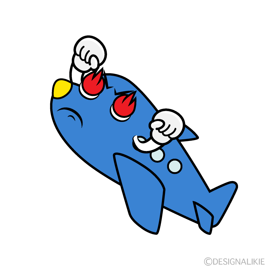 かわいい熱意の小型ジェットイラスト